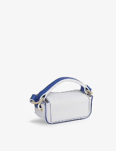 Shop Jacquemus Le Nani Mini Leather Cross-body Bag In White