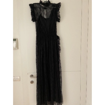 Pre-owned Jucca Maxi Dress In Black