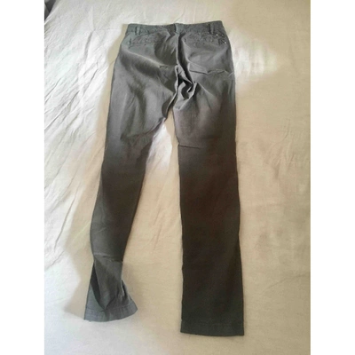 Pre-owned Napapijri Grey Cotton Jeans