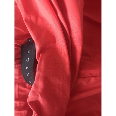 Pre-owned Hatch Chino Pants In Red