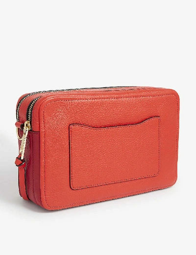 Shop Marc Jacobs Softshot 27 Leather Camera Bag In Bright Red Multi