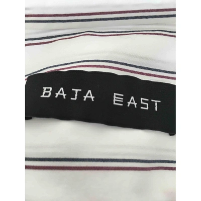 Pre-owned Baja East Shirt In White