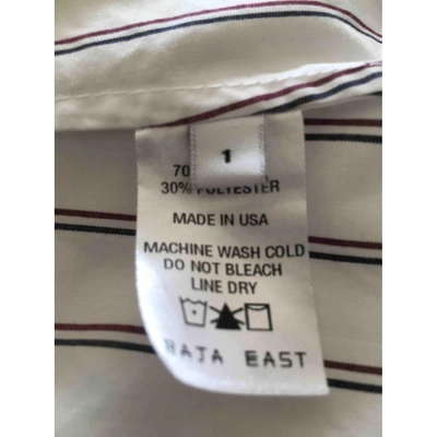 Pre-owned Baja East Shirt In White