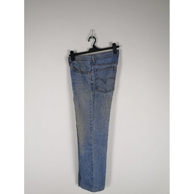 Pre-owned Levi's Straight Jeans In Other