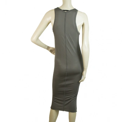 Pre-owned Isabel Benenato Mid-length Dress In Grey