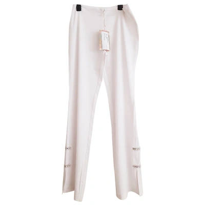 Pre-owned Lf Markey White Trousers