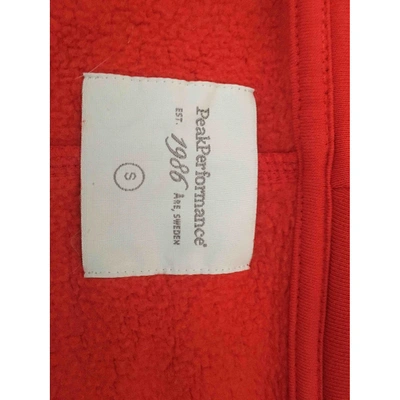 Pre-owned Peak Performance Red Cotton Knitwear