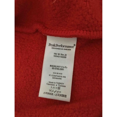 Pre-owned Peak Performance Red Cotton Knitwear