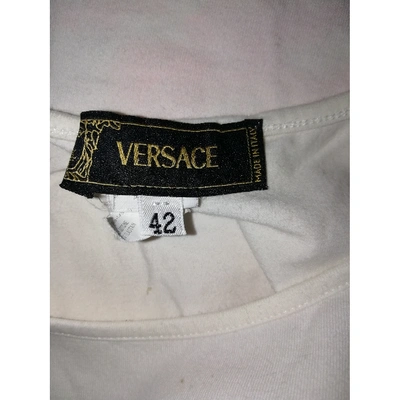 Pre-owned Versace Cotton  Top