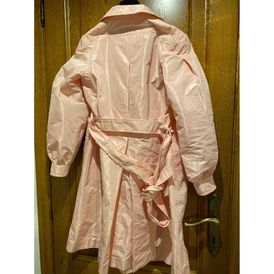 Pre-owned Blumarine Trench Coat In Pink