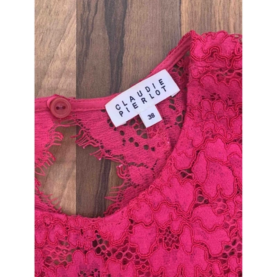 Pre-owned Claudie Pierlot Spring Summer 2019 Pink Lace Dress