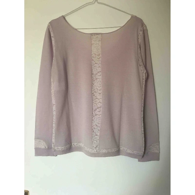 Pre-owned Nina Ricci Wool Jumper In Pink