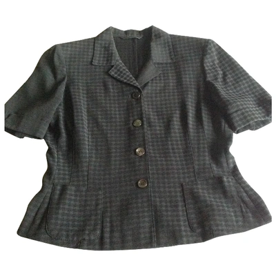 Pre-owned Maska Short Waistcoat In Anthracite