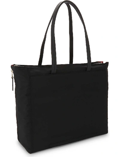 Shop Knomo Mayfair Grosvenor Nylon Tote In Black