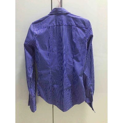 Pre-owned Ralph Lauren Blue Cotton  Top