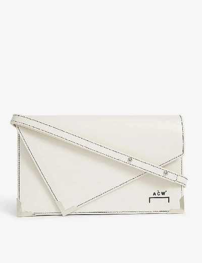 Shop A-cold-wall* Miles Leather Clutch Bag In White