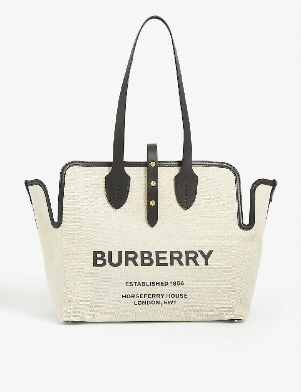 burberry tote bag canvas