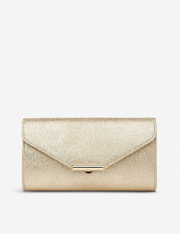 soft gold clutch