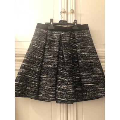 Pre-owned Proenza Schouler Wool Mini Skirt In Black
