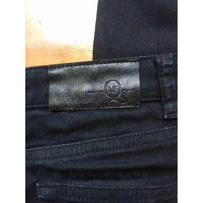 Pre-owned Mcq By Alexander Mcqueen Straight Jeans In Black