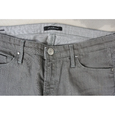 Pre-owned 7 For All Mankind Carot Pants In Grey