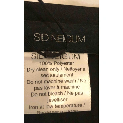 Pre-owned Sid Neigum Mid-length Skirt In Black