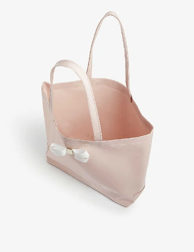 Shop Ted Baker Gabycon Bow Detail Pvc Tote