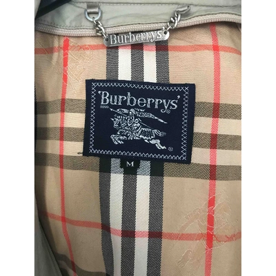 Pre-owned Burberry Coat In Khaki