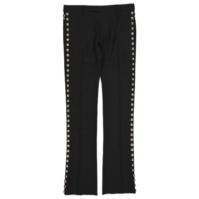 Pre-owned Saint Laurent Straight Pants In Black