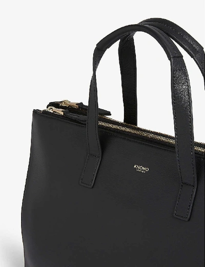 Shop Knomo Mayfair Derby Tote Bag In Black