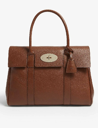 Mulberry Womens Oak Bayswater Leather Tote Bag One Size | ModeSens