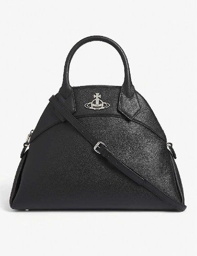 Shop Vivienne Westwood Windsor Shoulder Bag In Black