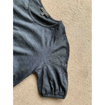 Pre-owned Burberry Wool T-shirt In Grey