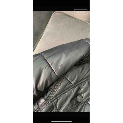 Pre-owned Burberry Black Polyester Coats