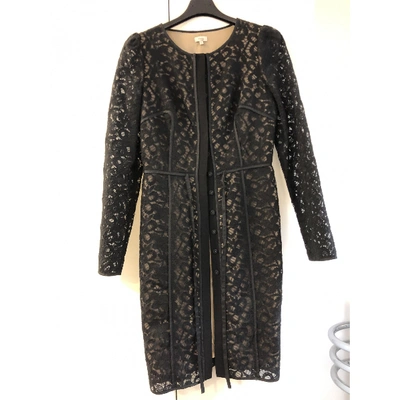 Pre-owned Hoss Intropia Coat In Black