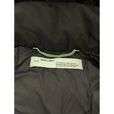 Pre-owned Off-white Black Coat