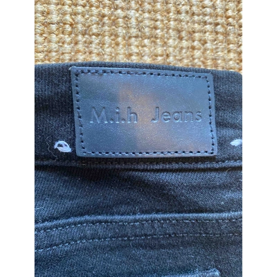 Pre-owned M.i.h. Jeans Trousers In Black