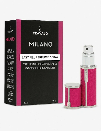 Shop Travalo Hot Pink Milano Refillable Perfume Bottle