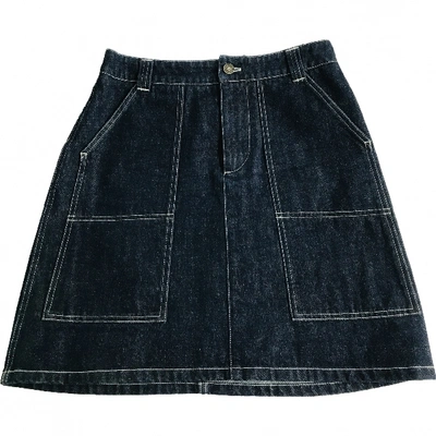 Pre-owned Kenzo Blue Denim - Jeans Skirt