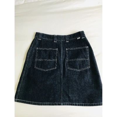 Pre-owned Kenzo Blue Denim - Jeans Skirt