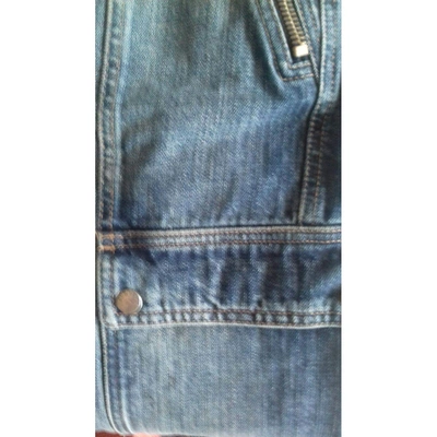 Pre-owned Burberry Straight Jeans In Blue