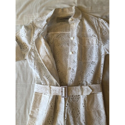 Pre-owned Valentino Jumpsuit In White