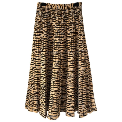 Pre-owned Proenza Schouler Maxi Skirt In Beige