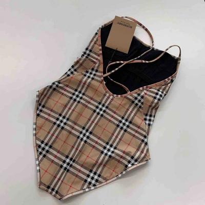 Pre-owned Burberry One-piece Swimsuit In Other