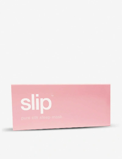 Slip Elasticated Sleep Mask In Pink