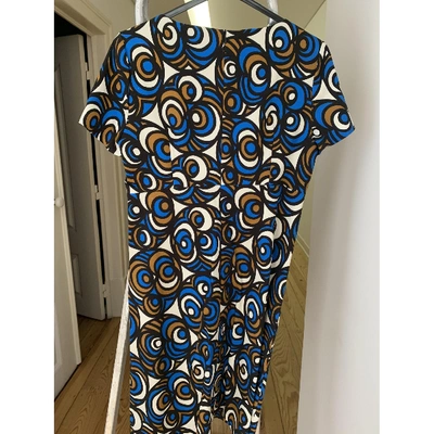 Pre-owned Tara Jarmon Mid-length Dress In Multicolour