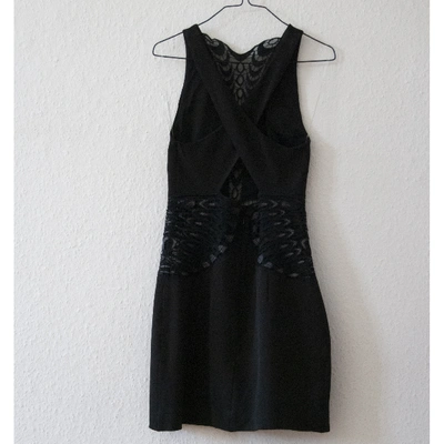 Pre-owned Sass & Bide Mini Dress In Black
