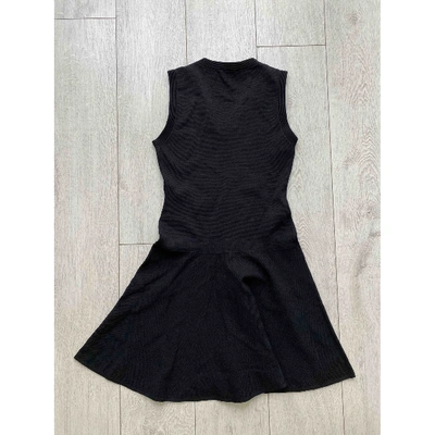 Pre-owned Sandro Mid-length Dress In Black