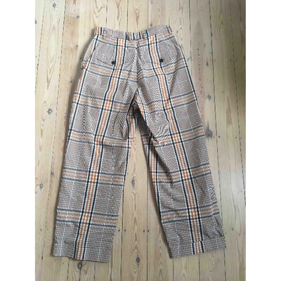 Pre-owned Christian Wijnants Trousers In Orange