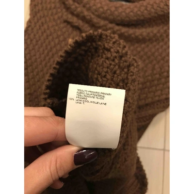 Pre-owned Dsquared2 Wool Jumper In Brown